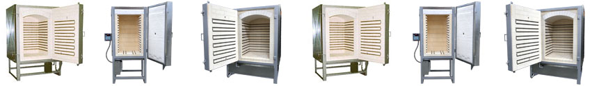 IMAGE header 3 different electric kilns each shown twice
